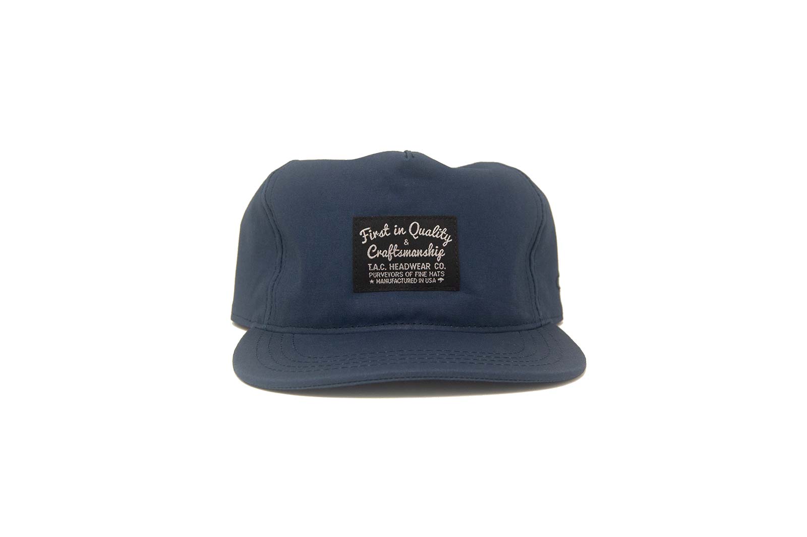 ポスト キャップ POST Ball Cap waxy taffeta navy ポスト キャップ POST Ball Cap waxy taffeta navy