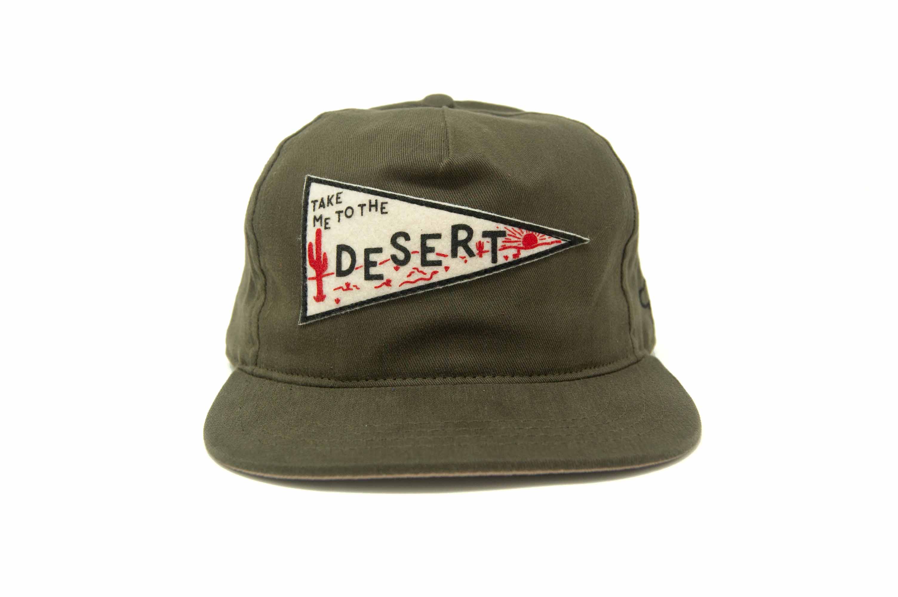 DESERT Pennant Strapback – The Ampal Creative DESERT Pennant Strapback – The Ampal Creative