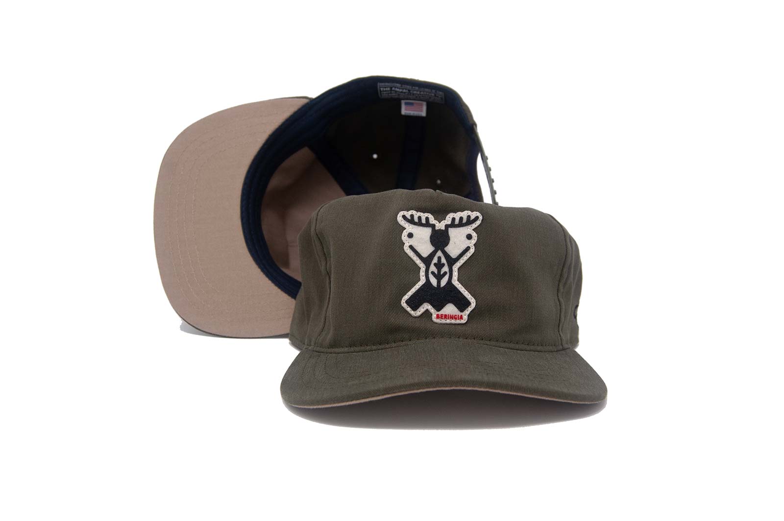 Ampal X BERINGIA "Animist" OLIVE - Snapback