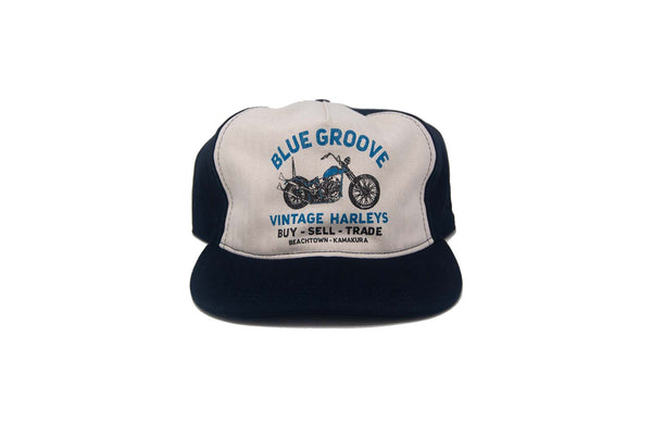 BLUE GROOVE CHOPPERS CAP 鎌倉ビンテージハーレーショップ Ampal-x-Blue-Groove-Shop-hat-F