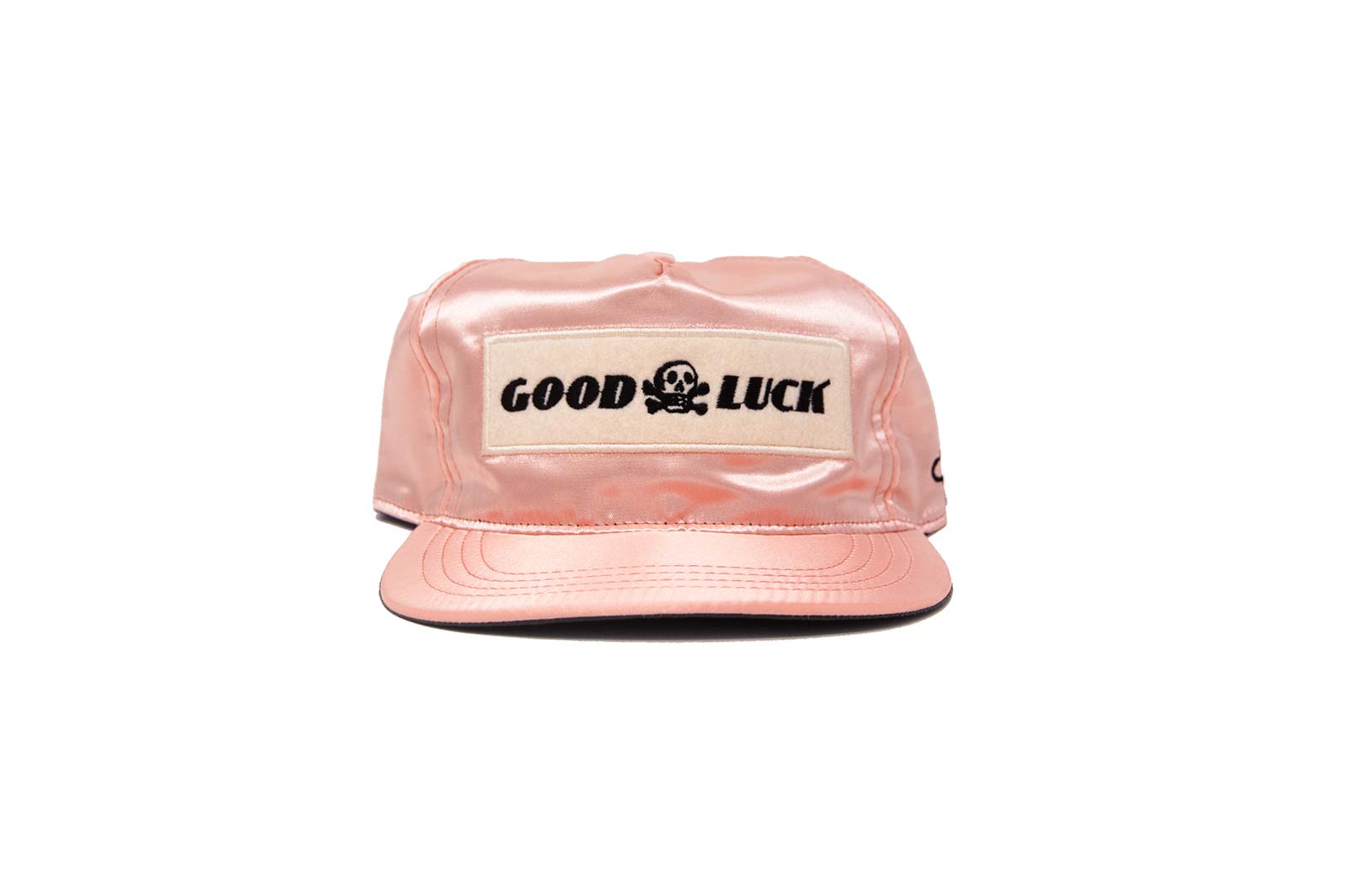 GOOD LUCK SATIN Snapback - Peach – The Ampal Creative
