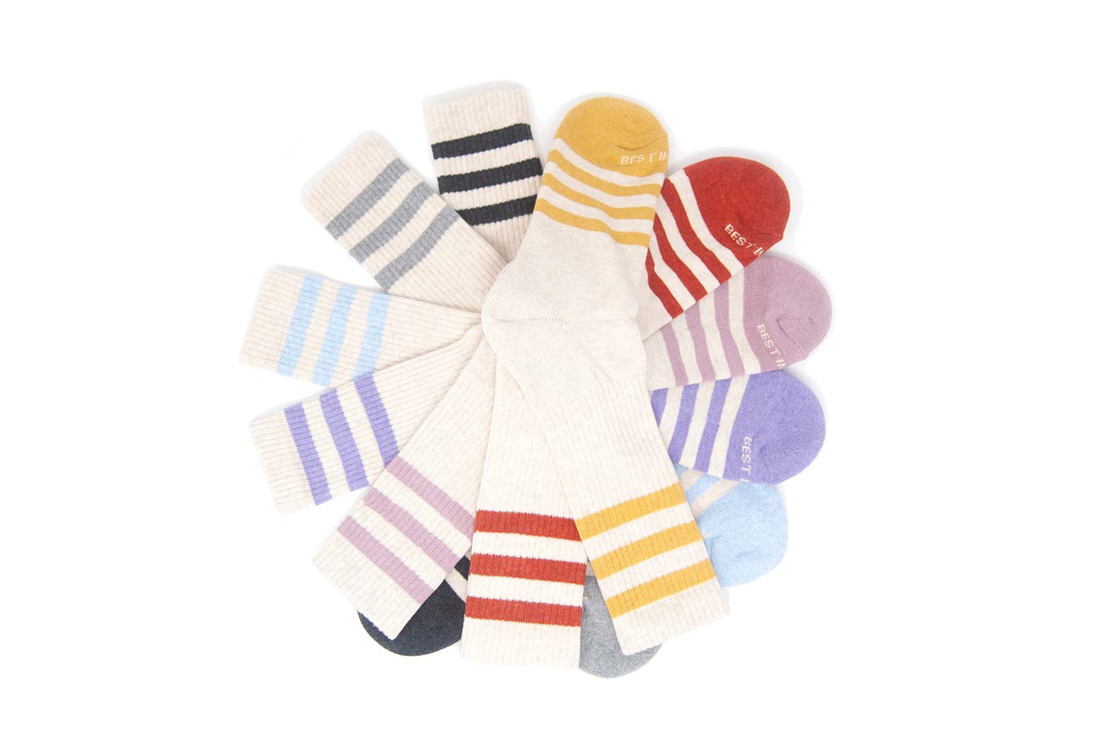 HEATHER STRIPES SOCKS BUNDLE