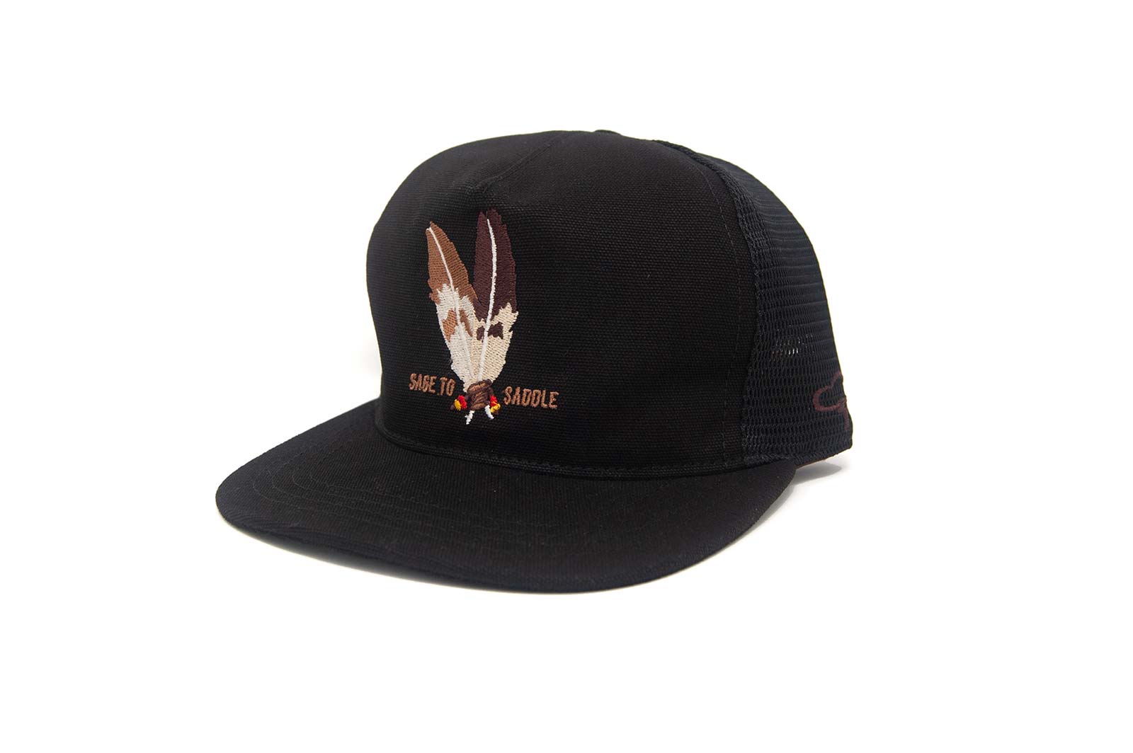 Ampal x Sage to Saddle "TWO FEATHERS" Trucker - Snapback