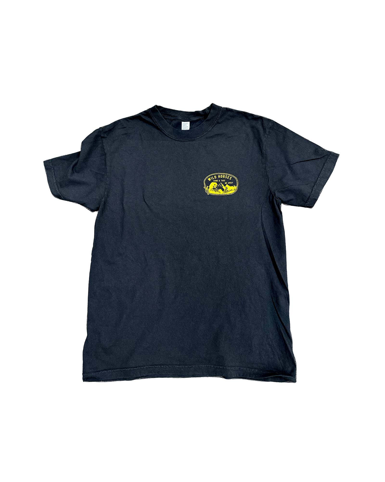WILD HORSES T - BLACK