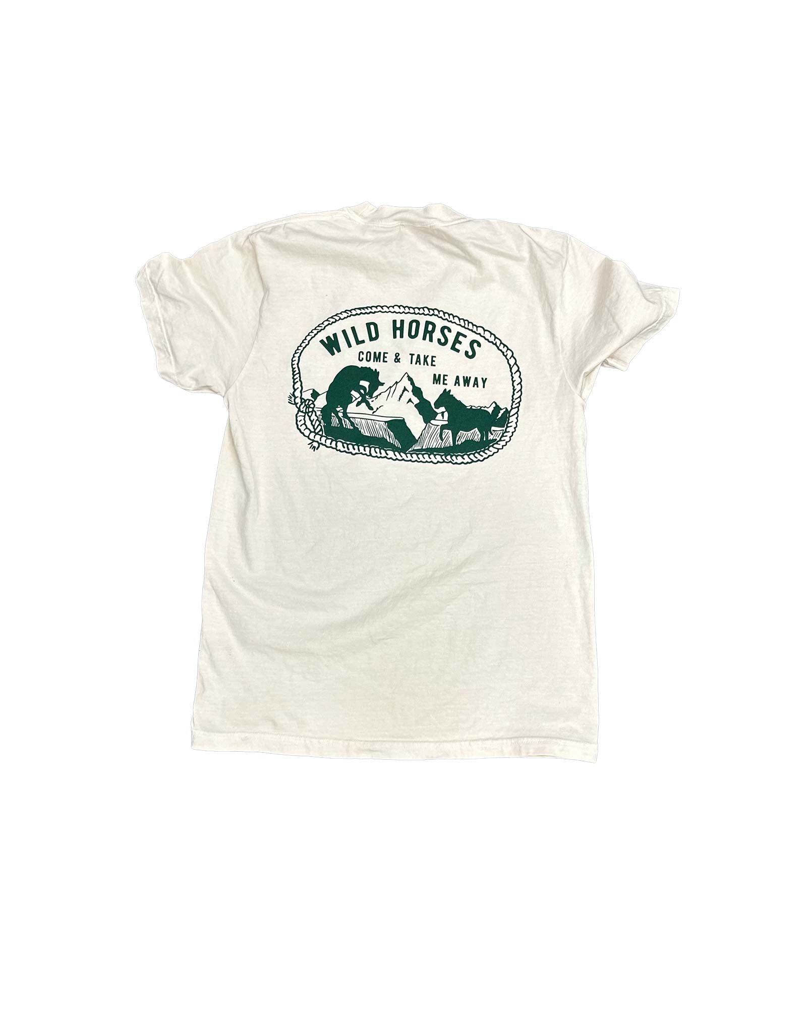 WILD HORSES T - NATURAL