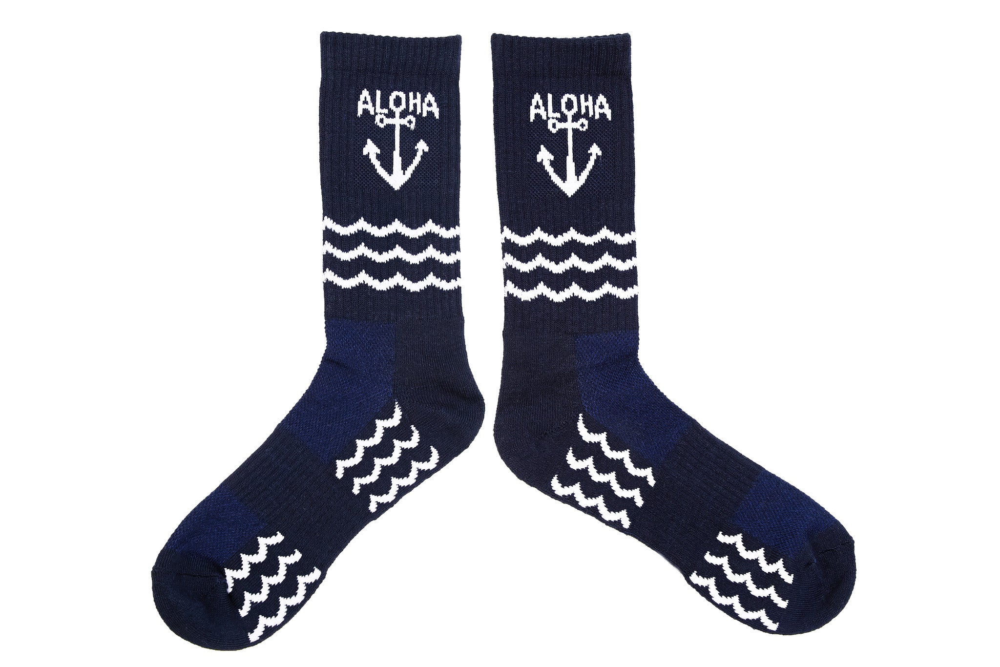ALOHA Socks Navy