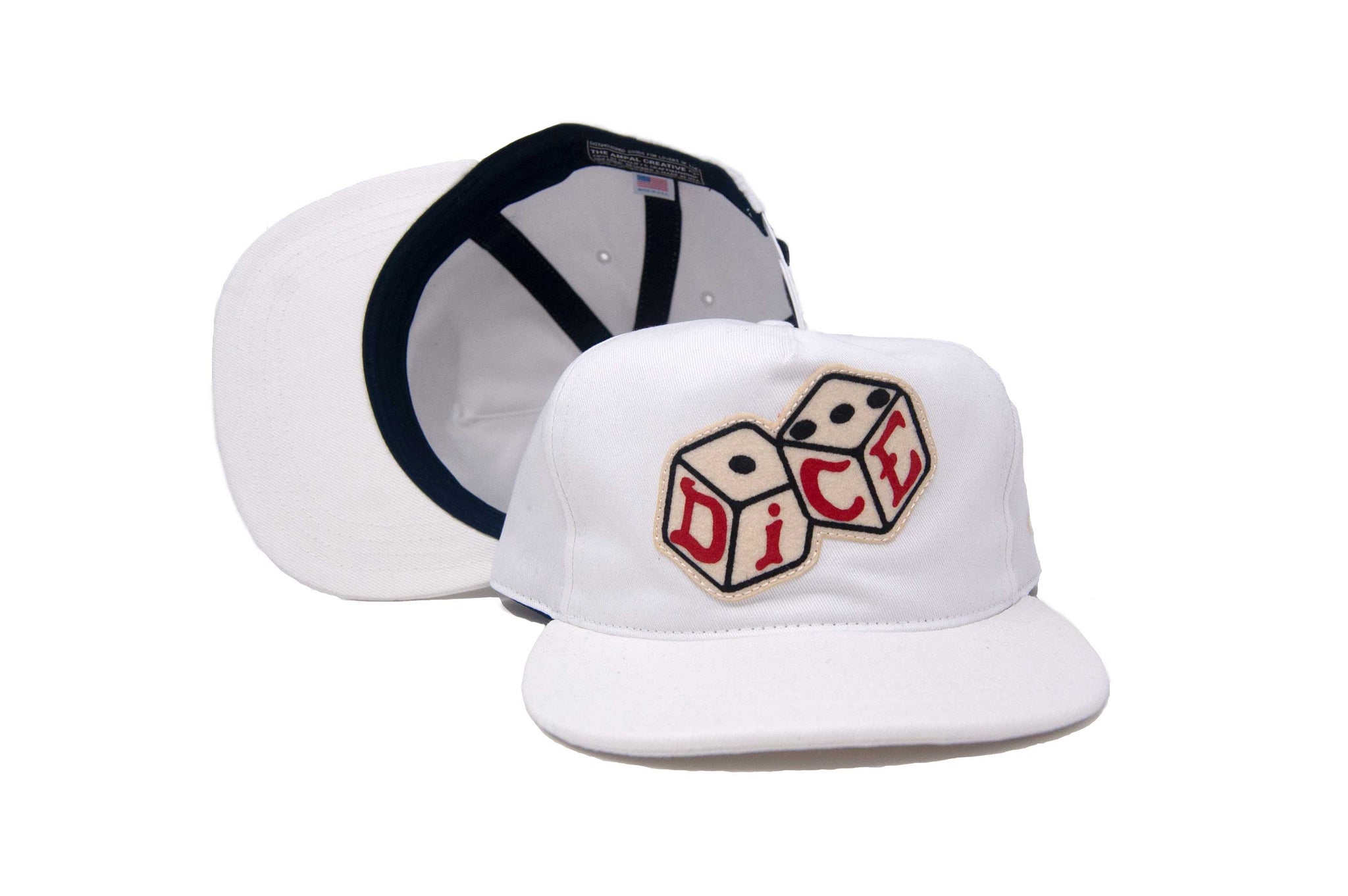 Dice Magazine WHITE BONES Snapback