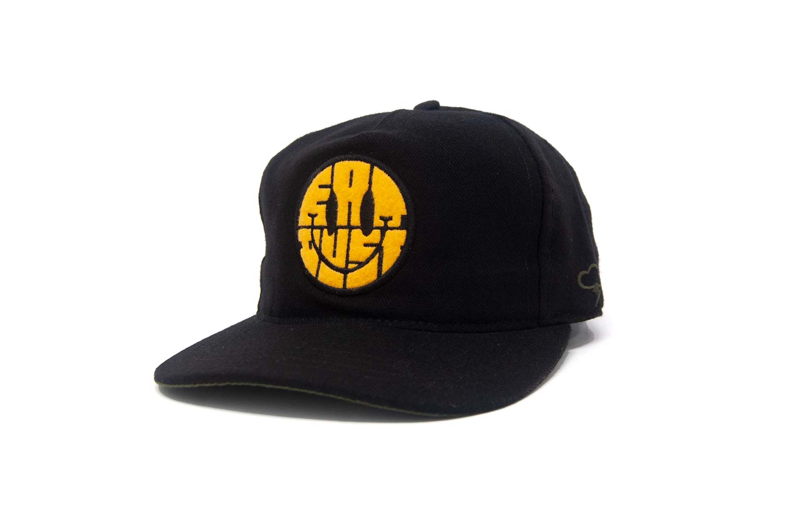 Ampal x EAT DUST "SMILEY" Black Strapback