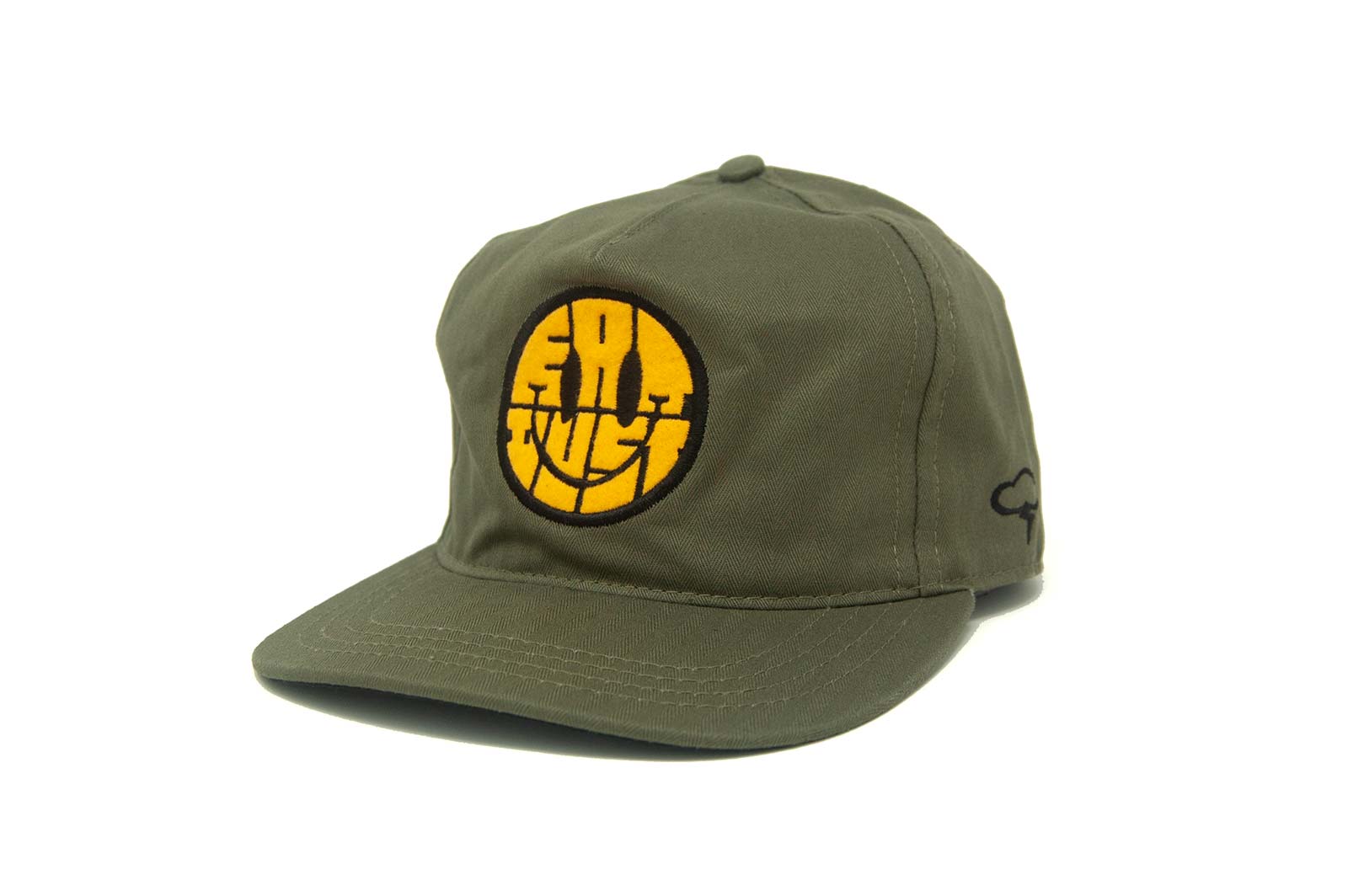 Ampal x EAT DUST "SMILEY" Olive Strapback