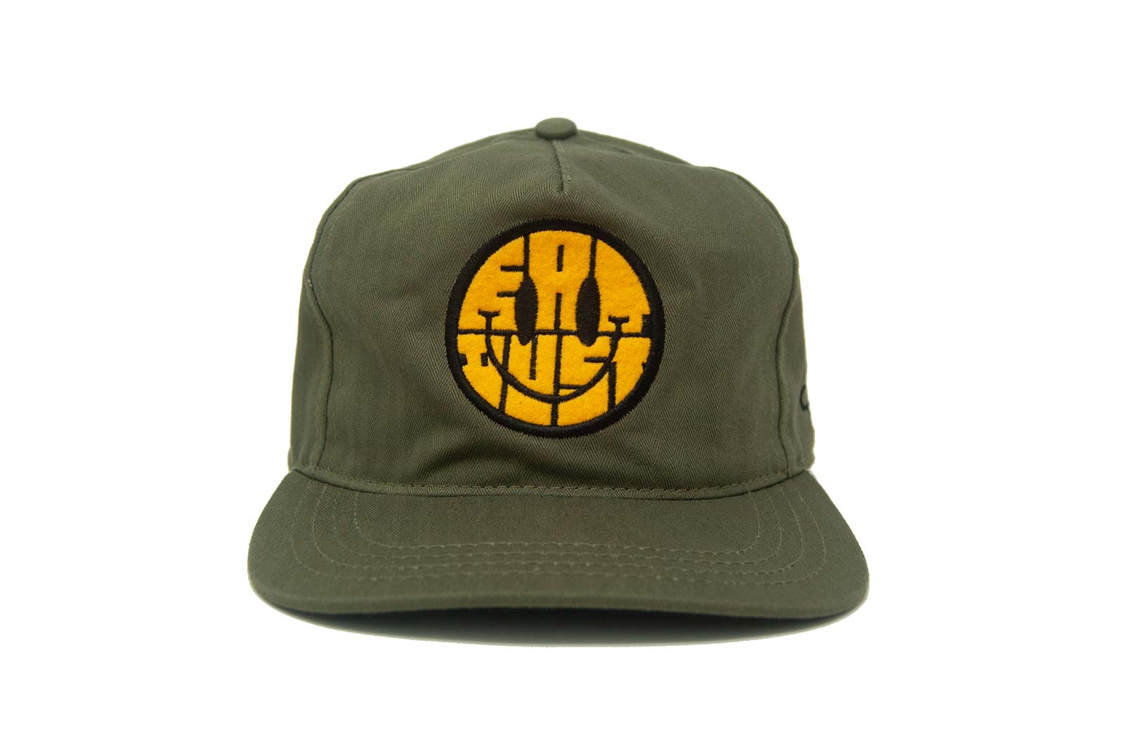 Ampal x EAT DUST "SMILEY" Olive Strapback