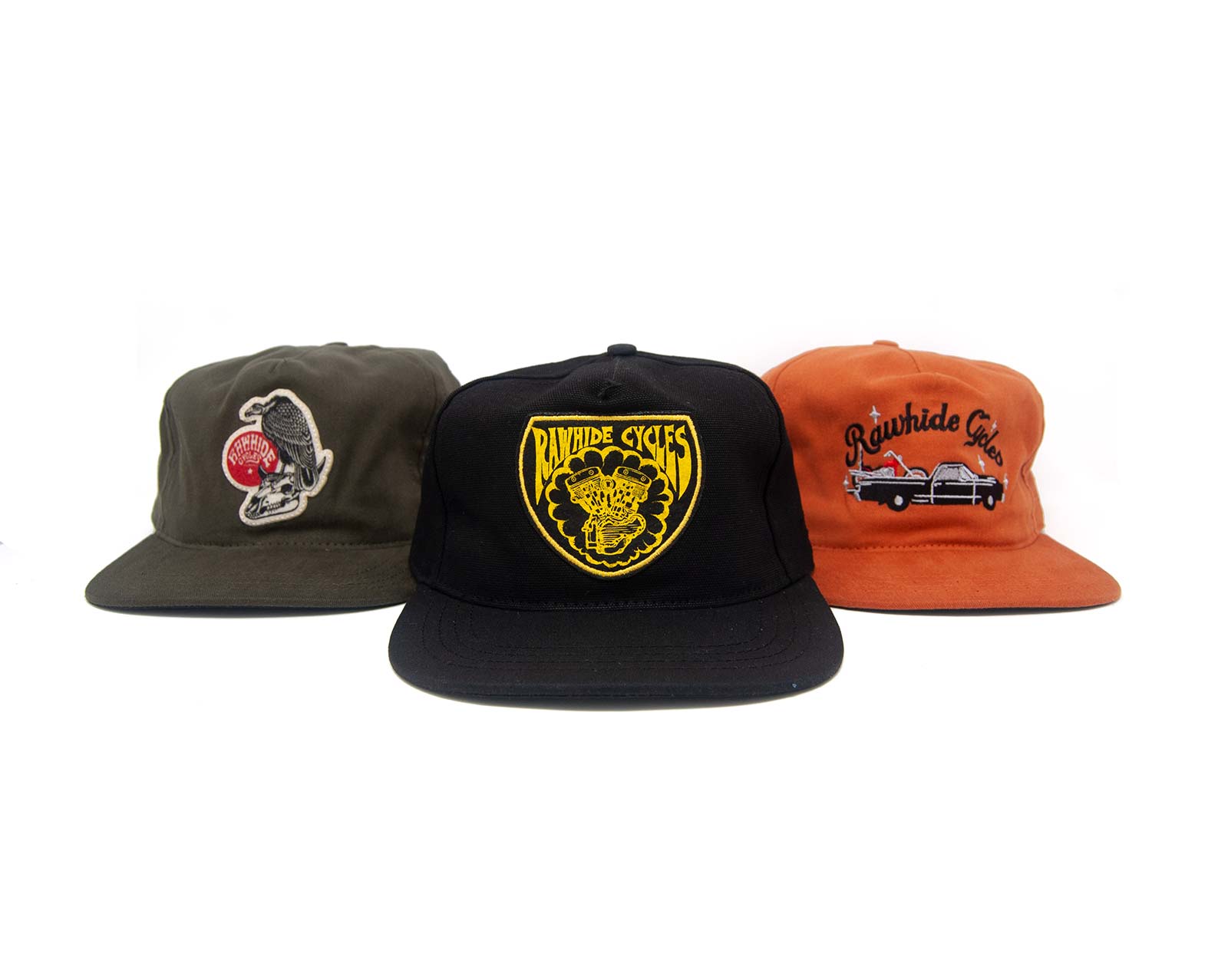 Ampal x Rawhide Cycles "SHOVEL" Snapback