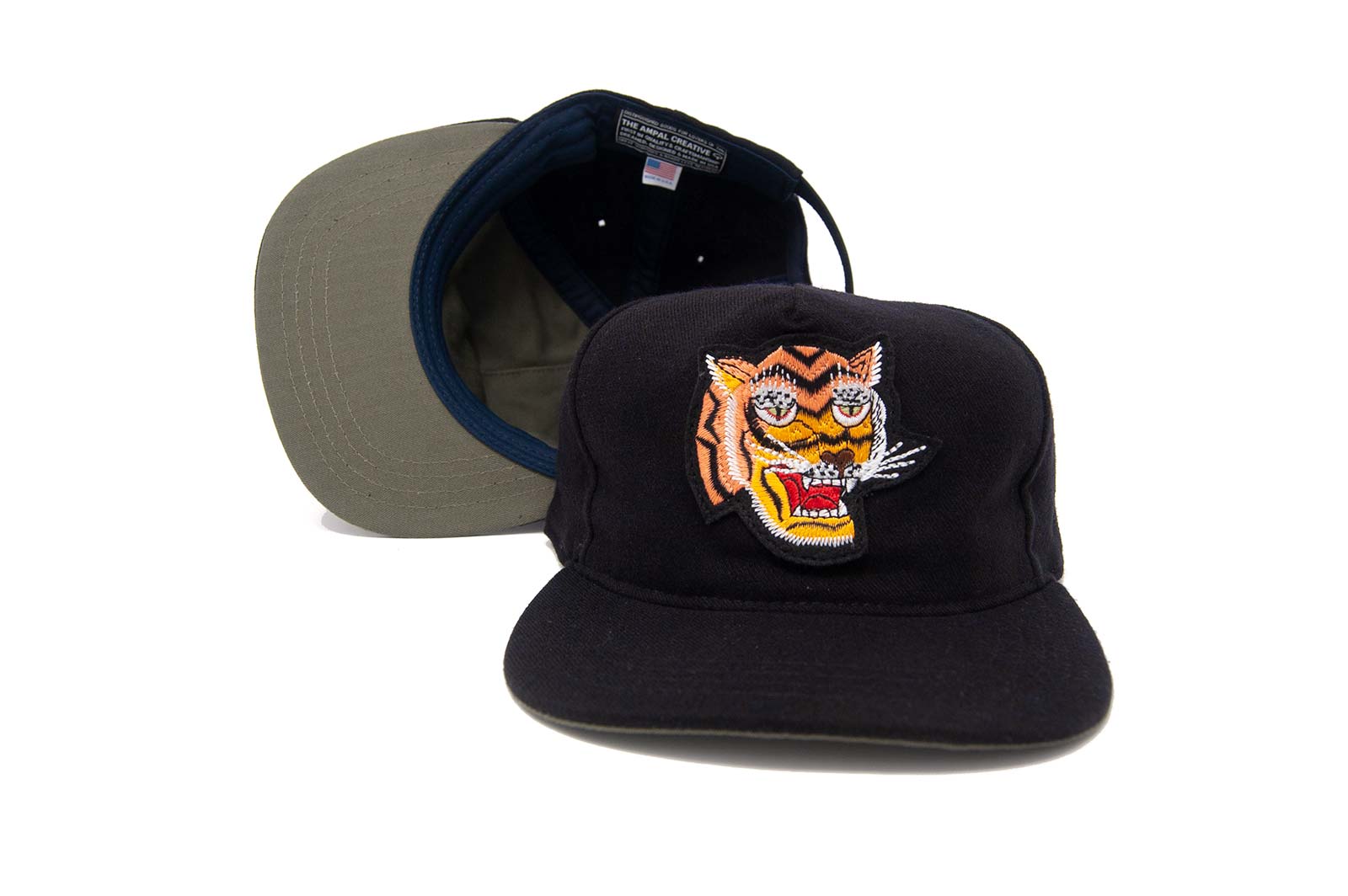 TIGER II  Strapback - Black