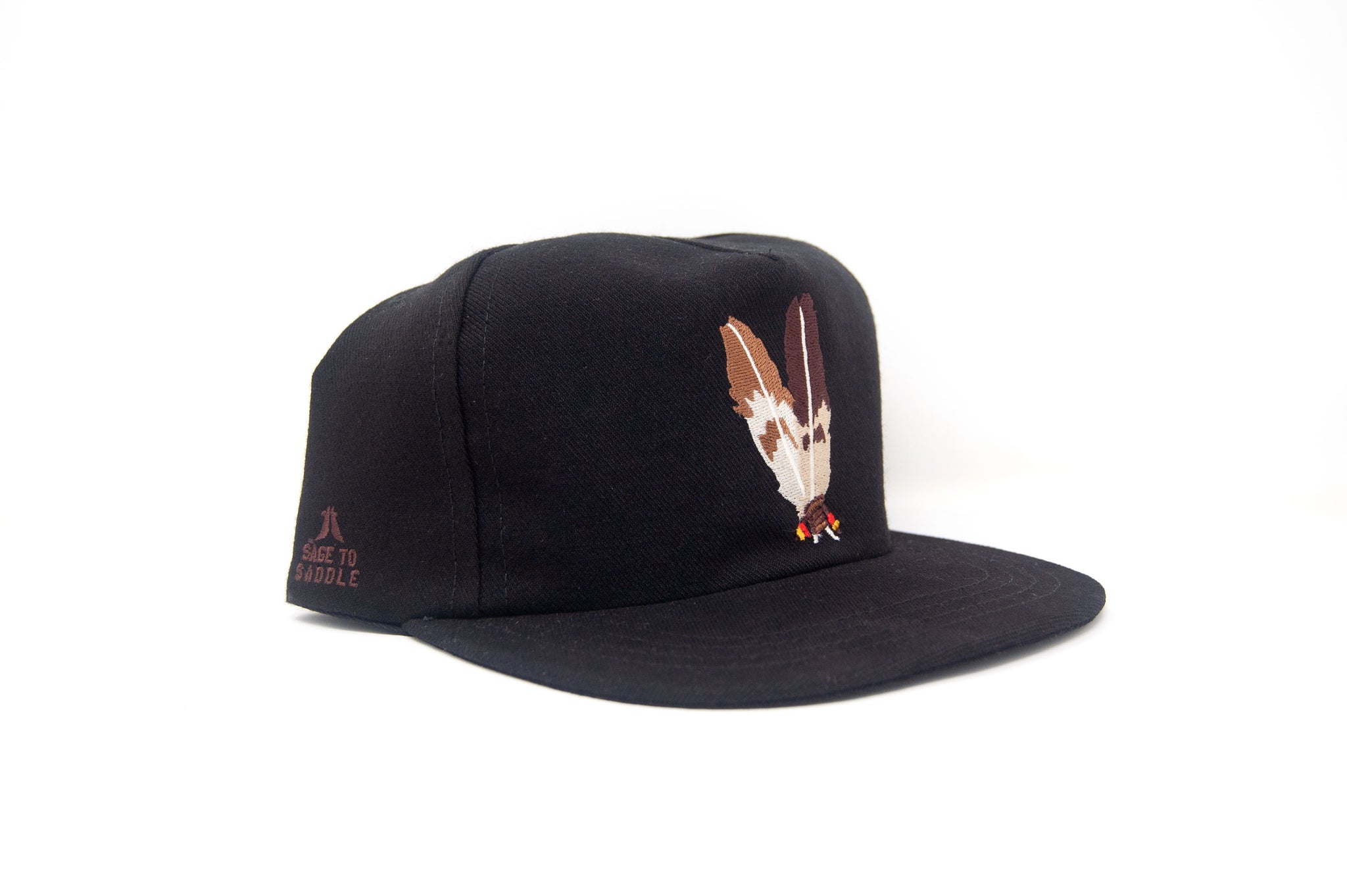 Ampal x Sage to Saddle "TWO FEATHERS"  Strapback