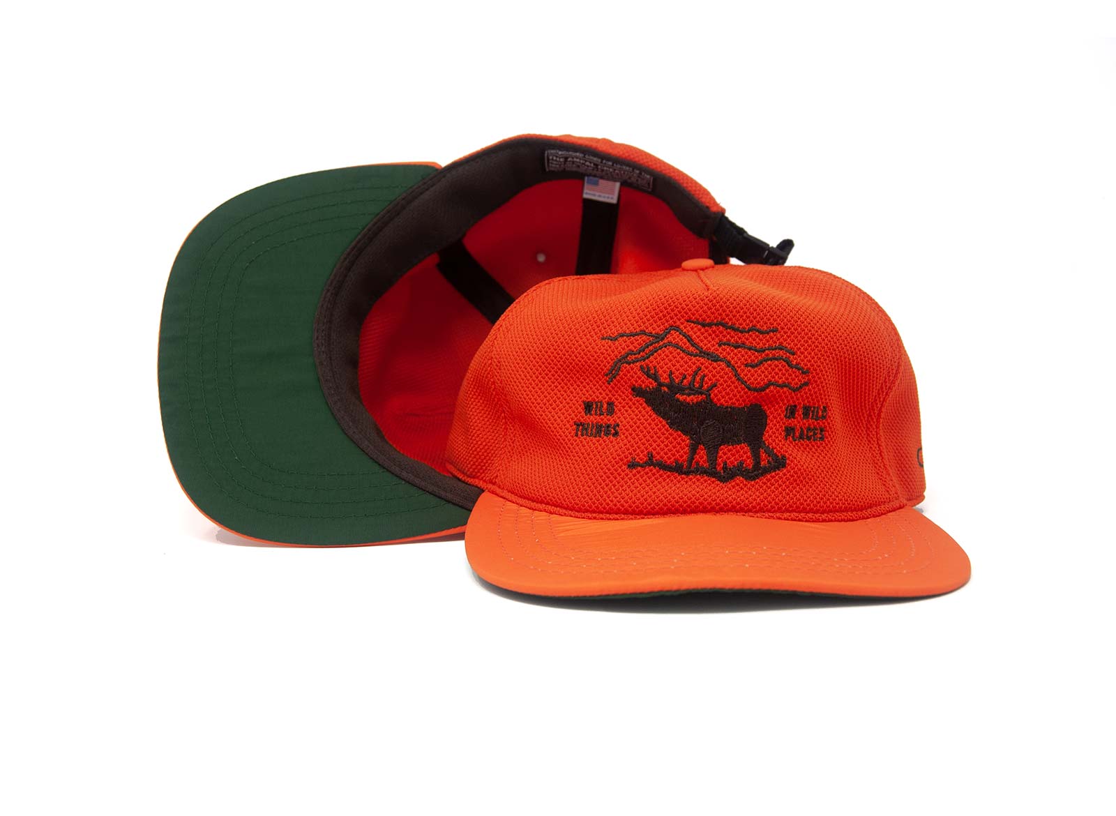 WILD PLACES Strapback - Safety Orange